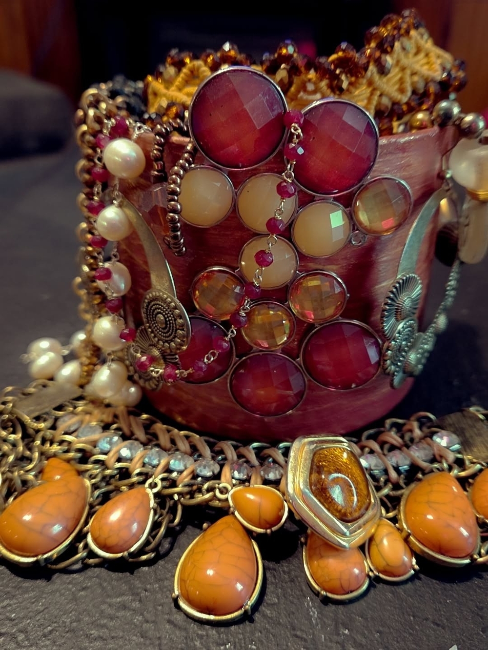 Just In time for Fall. 🍂🍁 New And Preloved Pieces. #fallcolors #holidayjewerly